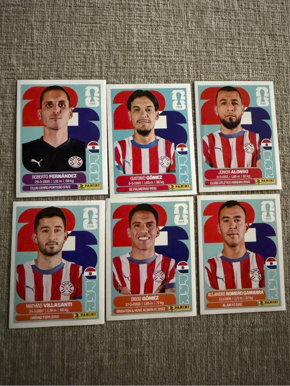 Paraguay FIFA Stickers